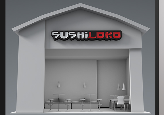 Cliente: Sushiloko | Conceito: Institucional | Modelagem 3D e Concepção final: Aldo Faiad