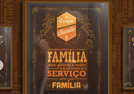 Cliente: Grupo Bonelle | Conceito: De Família para Família | Campanha: Institucional  | Direção de Arte: Guilherme Pinheiro | Redator: Diego Passos